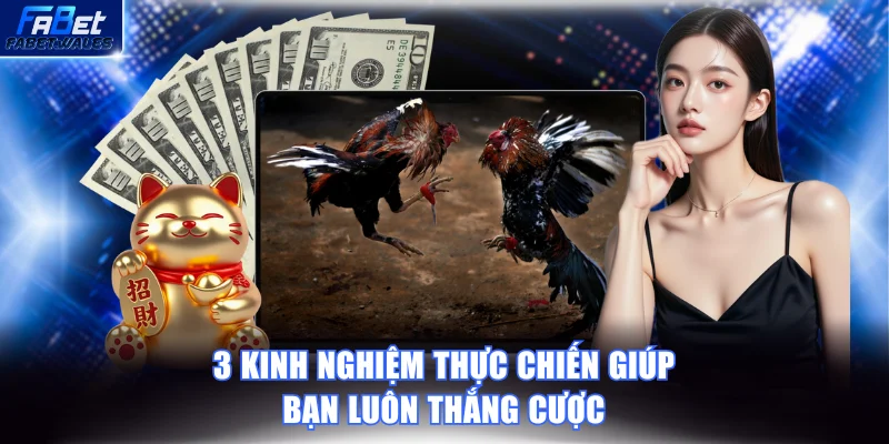 3 kinh nghiệm thực chiến giúp bạn luôn thắng cược