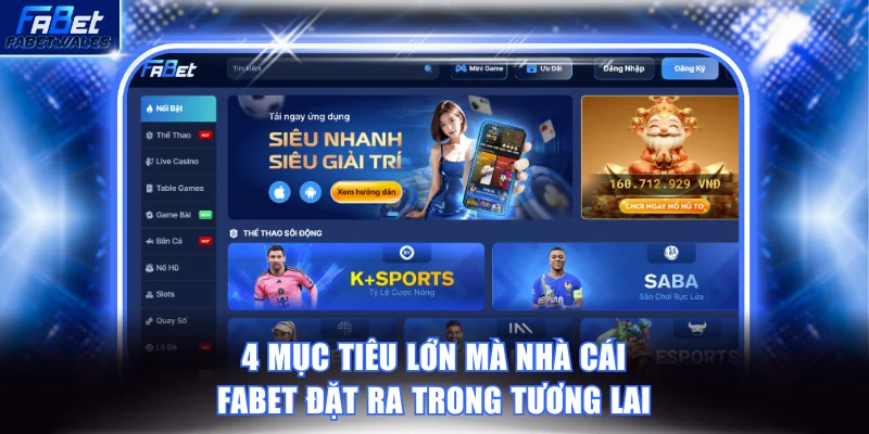 4 mục tiêu lớn mà nhà cái FABET đặt ra trong tương lai